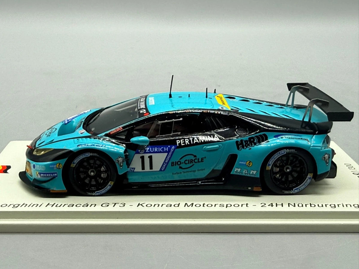 Modellautos 1:43 Spark Lamborghini Huracan GT3 24h Nürburgring 2017 mit OVP