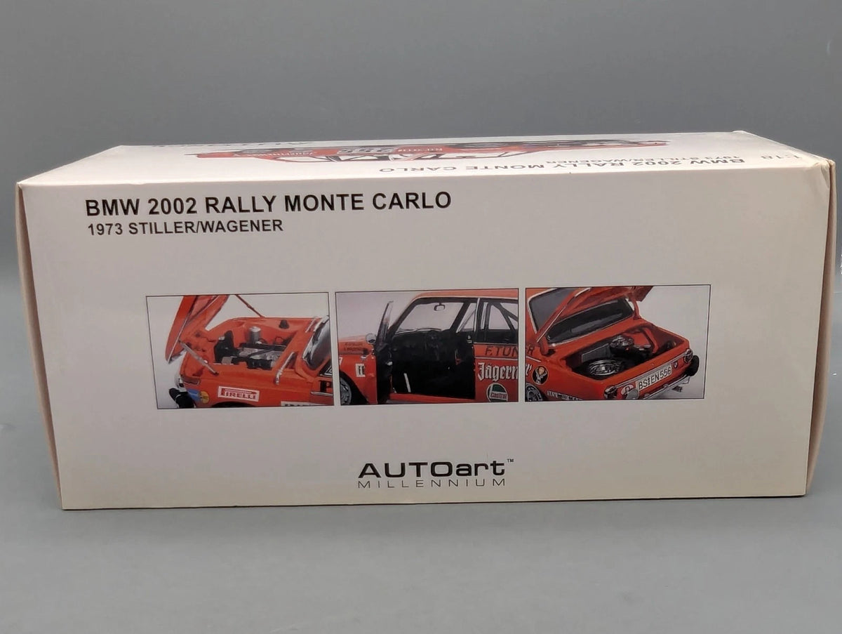 Modellautos 1:18 AUTOart Millenium BMW 2002 RMC 1973 #255 Stiller Wagener OVP