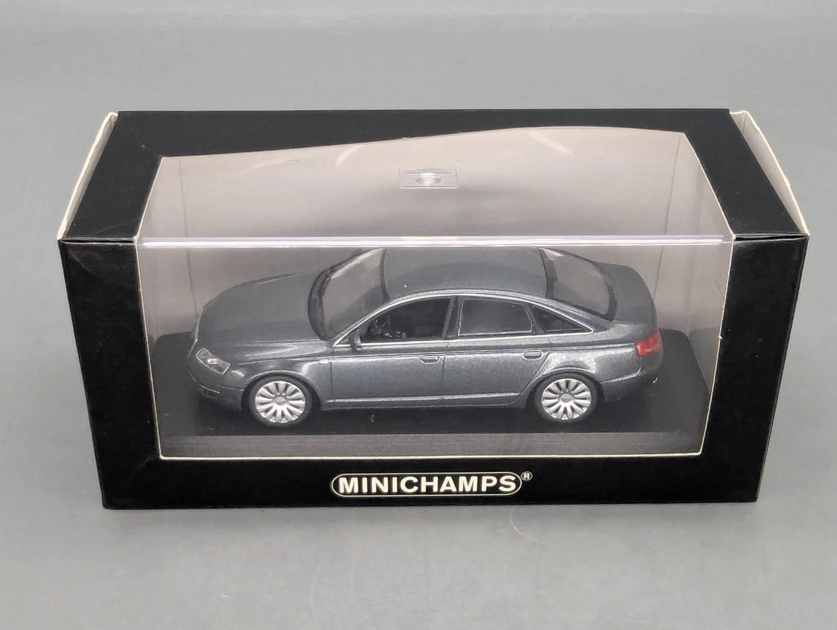 Modellautos 1:43 Minichamps Audi A6 Grau Metallic OVP
