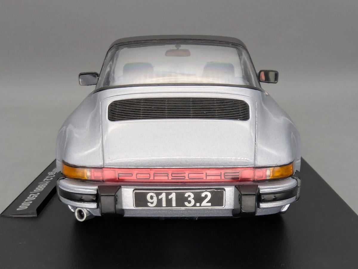 Modellautos 1:18 KK-Scale Porsche 911 Carrera Targa 3.2 1988 Silber mit OVP