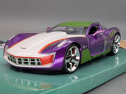 Modellautos 1:24 Jada 2009 Chevrolet Chevy Corvette Stingray "Joker's Car" OVP