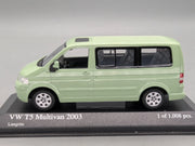 Modellautos 1:43 Minichamps Volkswagen VW T5 Multivan 2003 Lintgrün OVP
