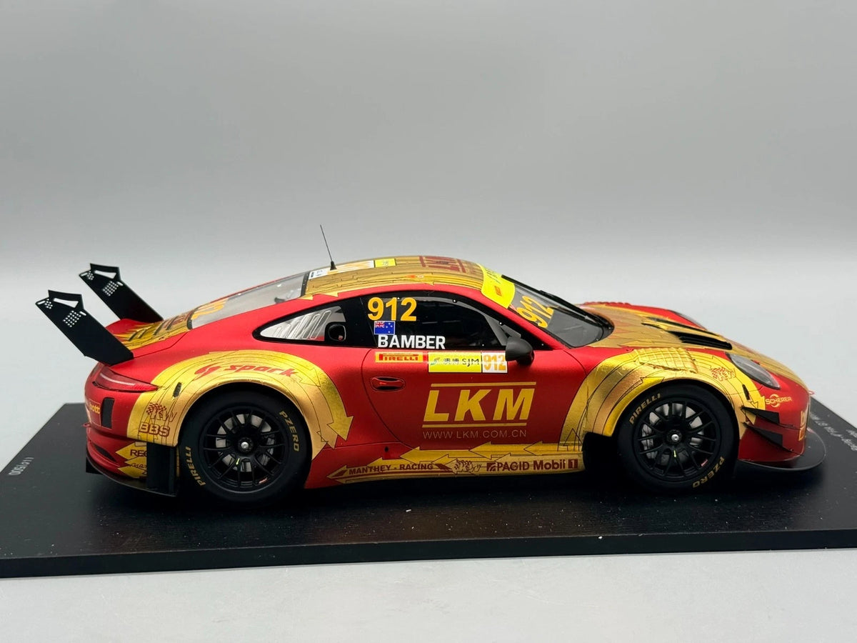 Modellautos 1:18 Spark Porsche 911 GT3 R Fia GT World Cup Macau 2018 mit OVP