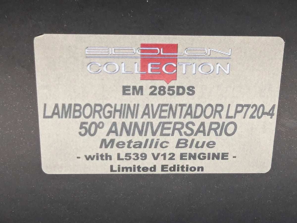 Eidolon Make Up 1:43 Lamborghini Aventador LP720-4 50. Annivers. Engine Set OVP