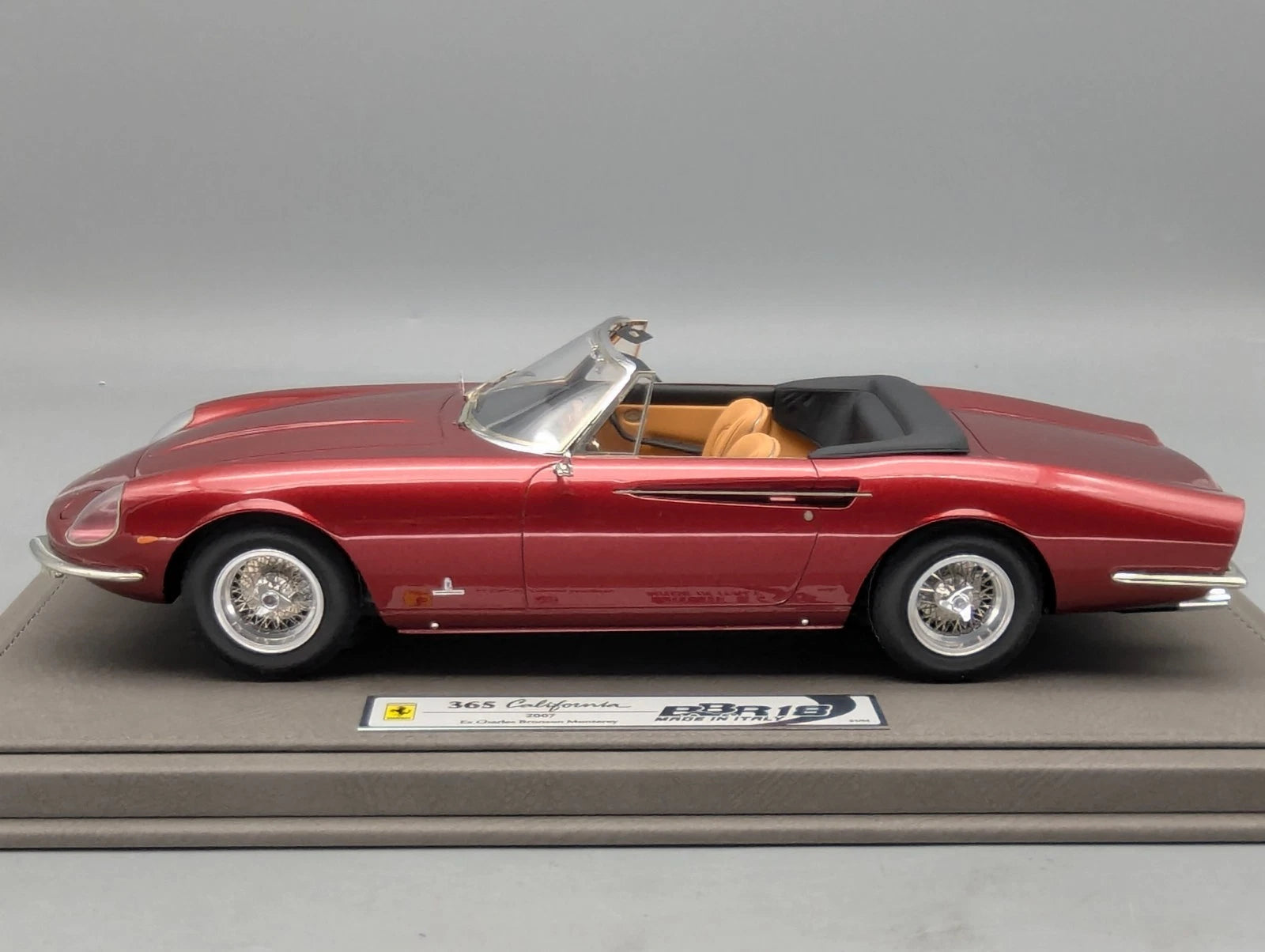 Modellautos 1:18 BBR Ferrari 365 California 2007 Charles Bronson Ltd 01/54 OVP