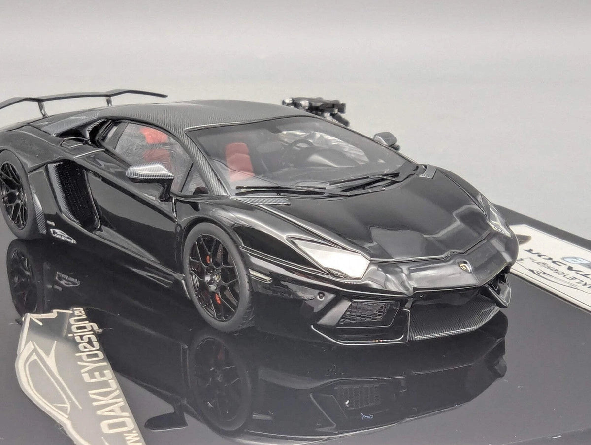 Eidolon Make Up 1:43 Lamborghini Aventador LP760-2 Engine Set Oakley Black OVP