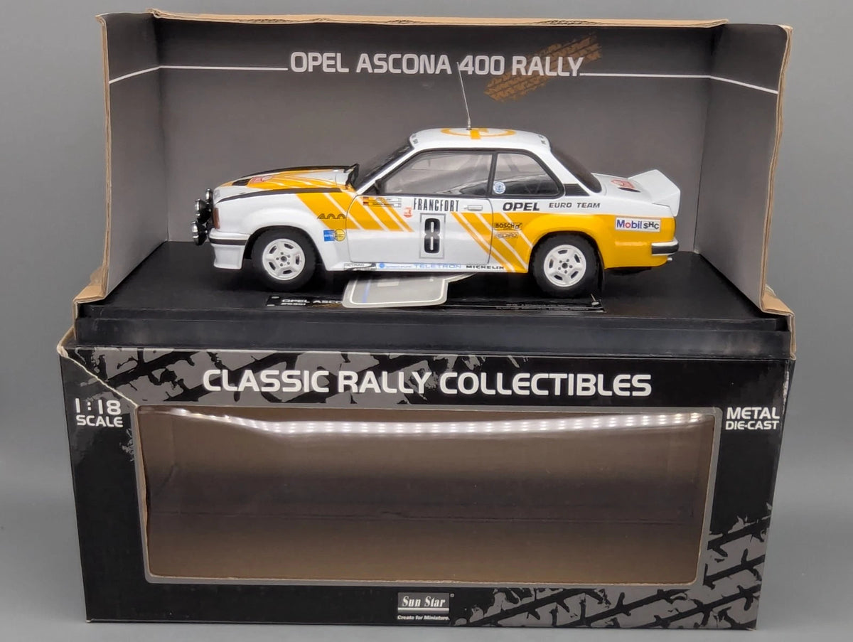 Modellautos 1:18 Sun Star Opel Ascona 400 Rallye Monte Carlo 1980 #8 mit OVP