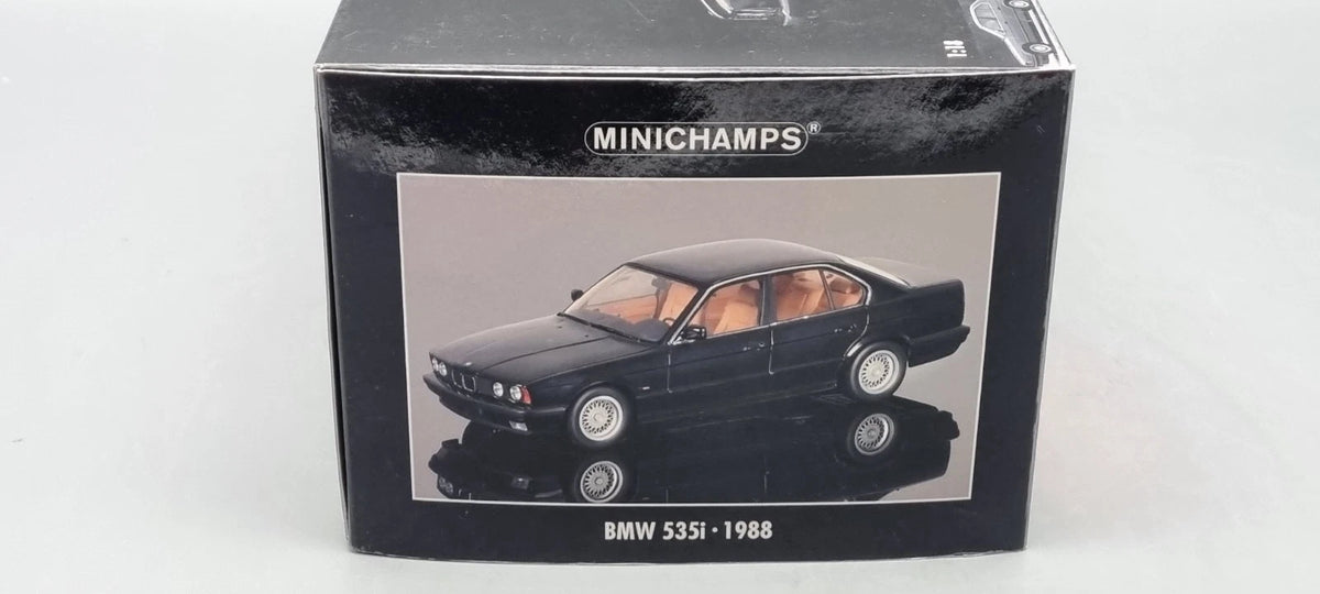 Modellautos 1:18 Minichamps 100 024000 BMW 535i 1988 black OVP