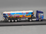 Lkw Modell 1:87 Herpa Steyr ST-A XXL Silosattelzug Silo-Melmer Pitztal Vitrine
