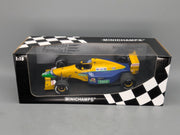 Modellautos 1:18 Minichamps Benetton Ford B191B Early 1992 #19 M. Schumacher OVP