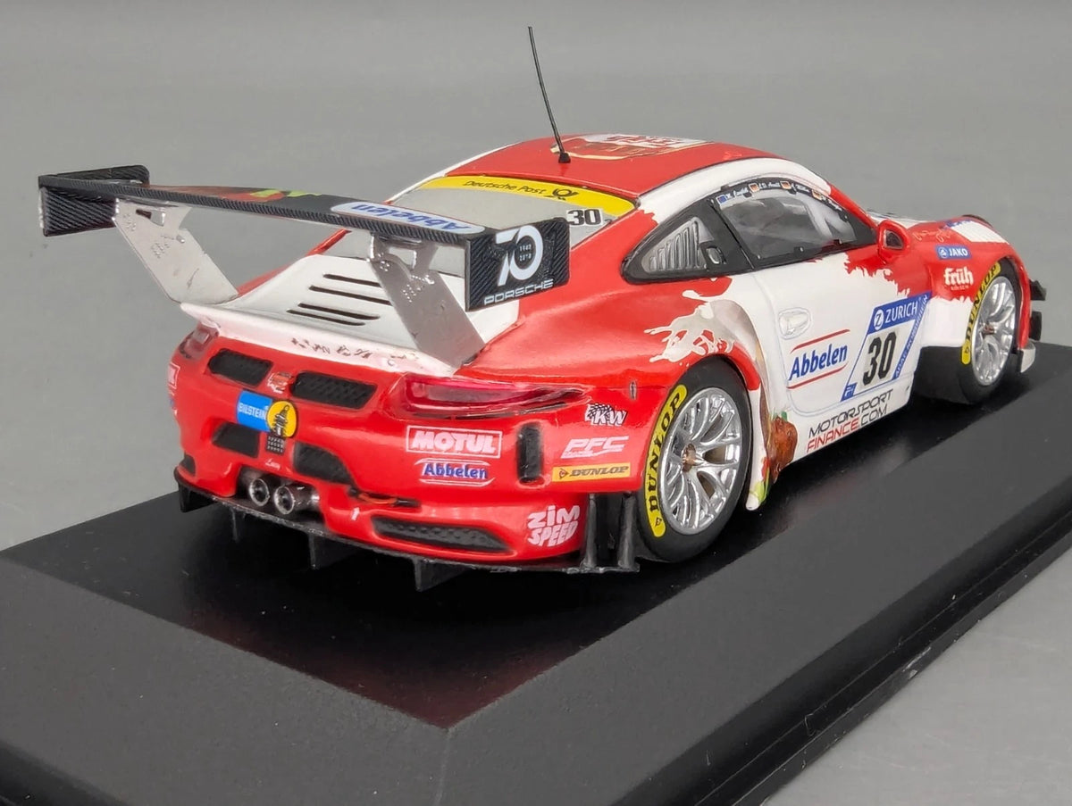 Modellautos 1:43 Minichamps Porsche 911 GT3 R 24h Nbrg 2018 Frikadelli #30 OVP
