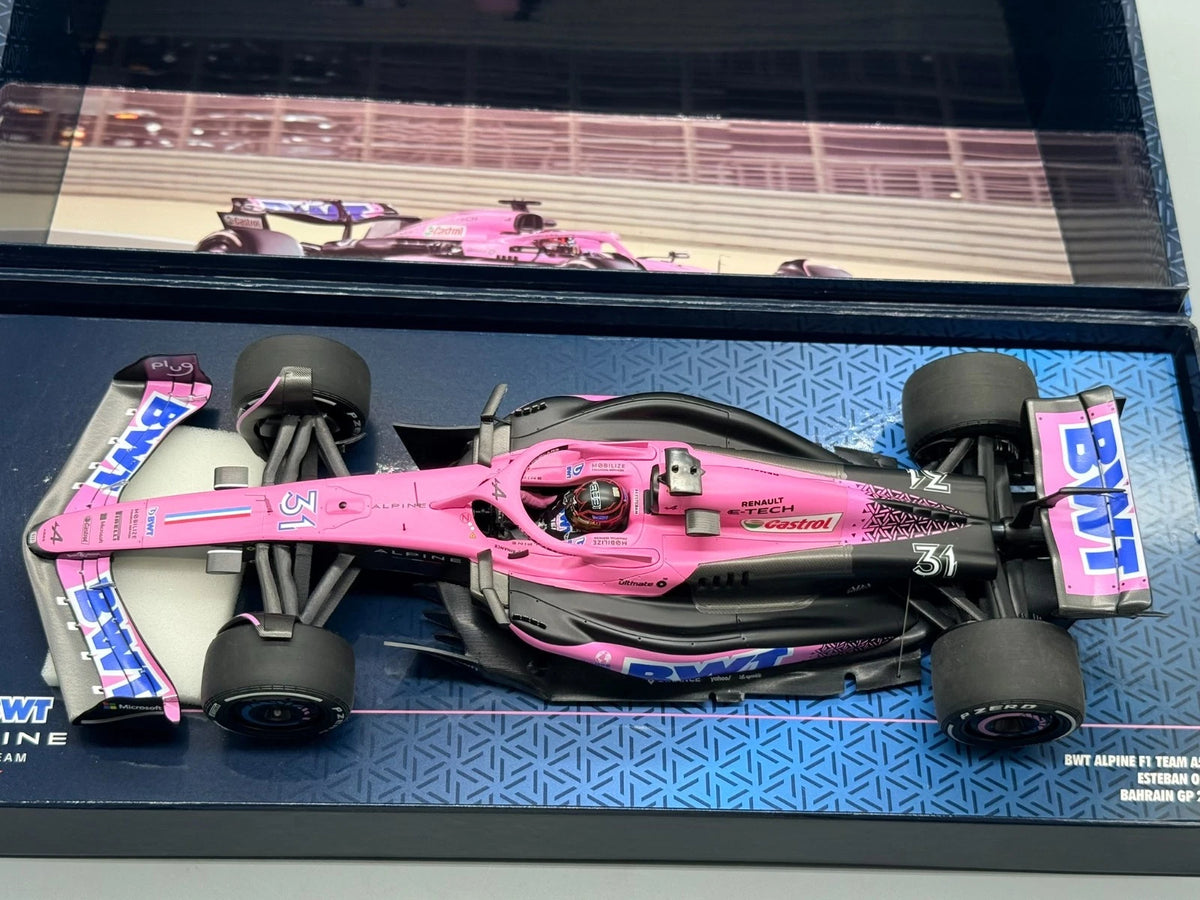 Modellautos 1:18 Minichamps BWT Alpine F1 Team A523 Esteban Ocon GP 2023 mit OVP
