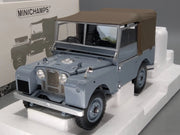 Modellautos 1:18 Minichamps Land Rover 1949 Grau mit OVP