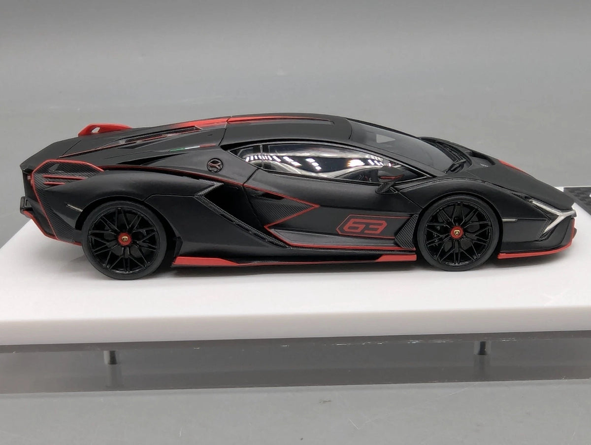Eidolon Make Up 1:43 Lamborghini Sian FKP 37 with Stripe 2019 Nero 60/60 mit OVP