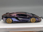 Eidolon Make Up 1:43 Lamborghini Sian FKP 37 2019 Blu Hal "Build to Order" OVP
