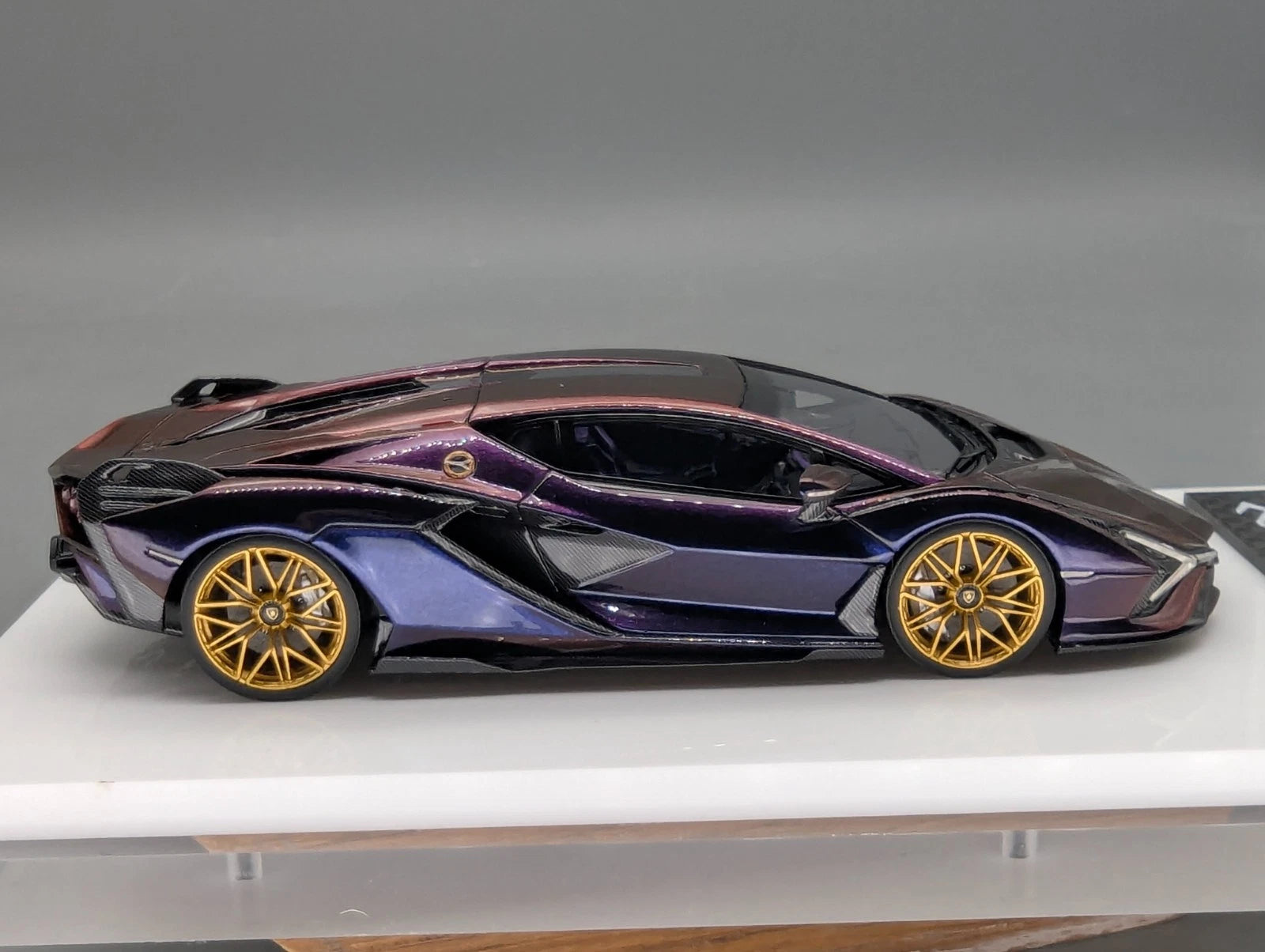 Eidolon Make Up 1:43 Lamborghini Sian FKP 37 2019 Blu Hal "Build to Order" OVP