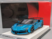 Modellautos 1:43 BBR Concept43 Ferrari SF90XX Stradale Chrome Blue Ltd 04/15 OVP
