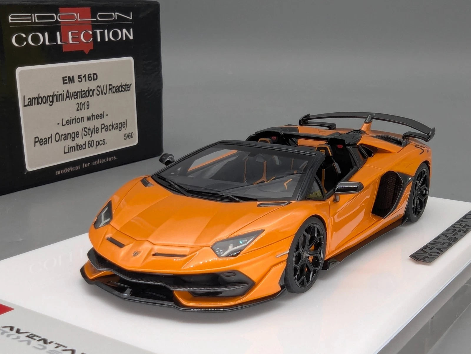 Eidolon Make Up 1:43 Lamborghini Aventador SVJ Roadster 2019 Limited 05/60 OVP