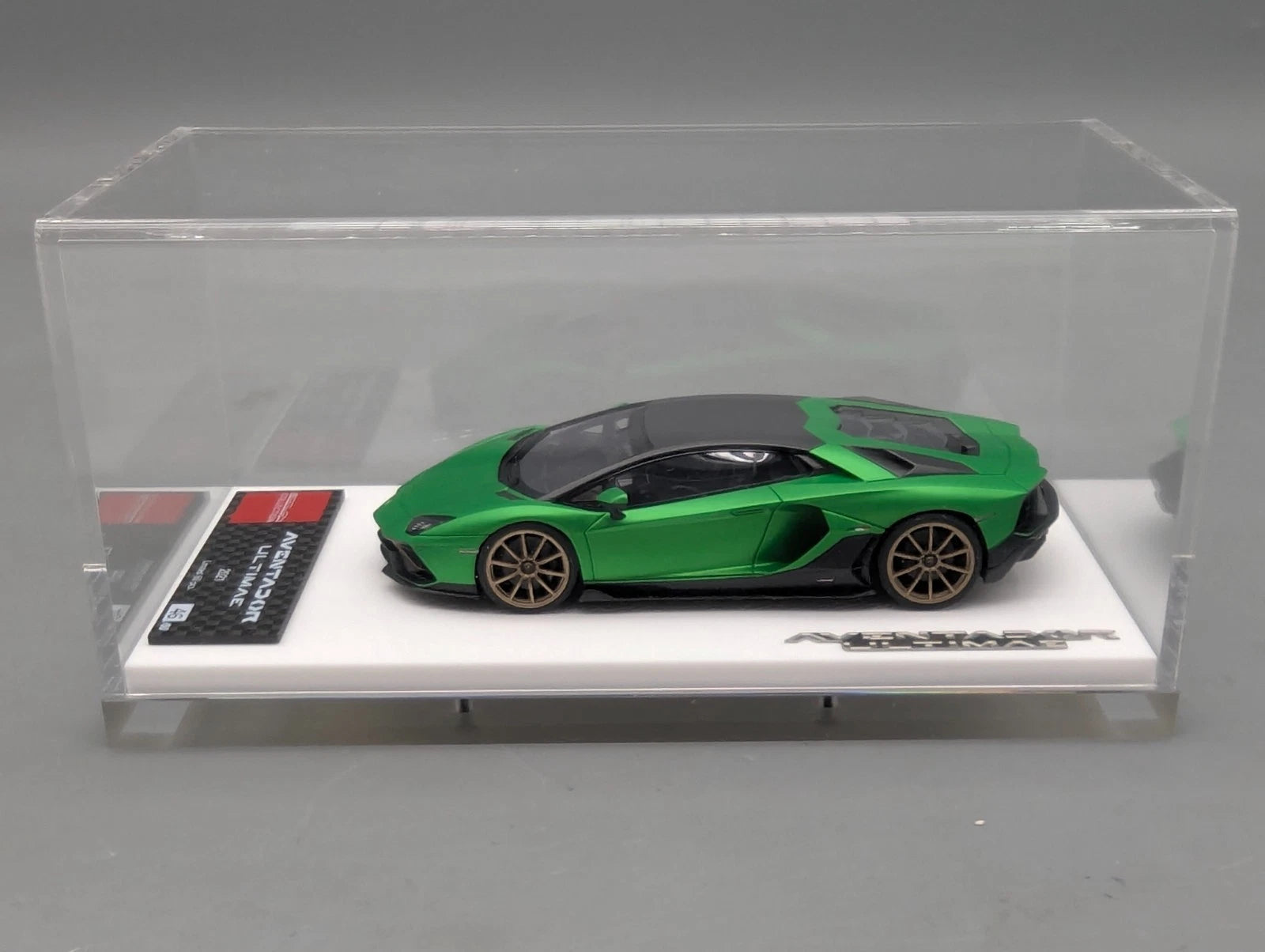Eidolon Make Up 1:43 Lamborghini Aventador LP780-4 Ultimae 2021 Verde 46/60 OVP