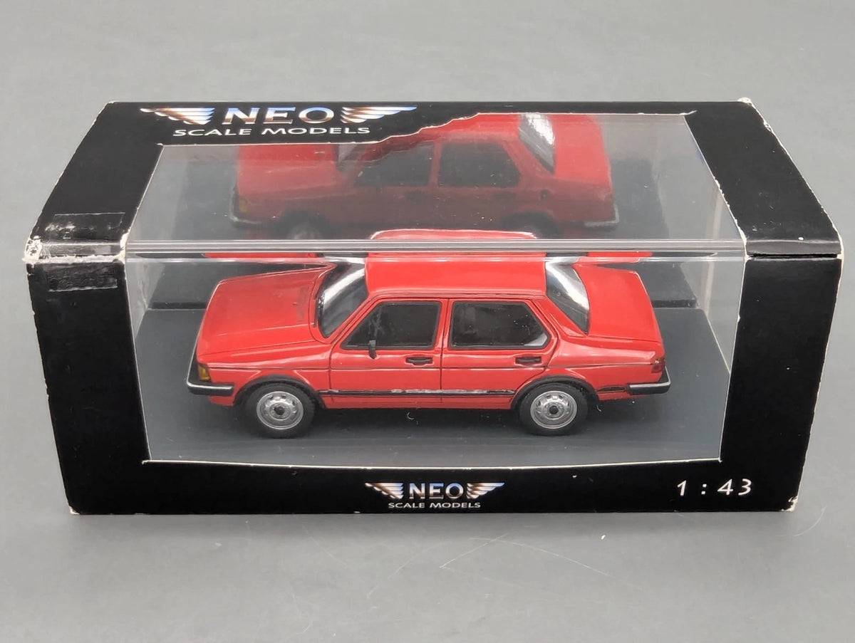 Modellautos 1:43 Neo Scale Models 43646 Volkswagen VW Jetta Mk1 Rot mit OVP