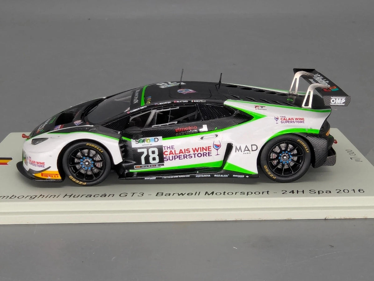 Modellautos 1:43 Spark SB293 Lamborghini Huracan GT3 24h Spa 2016 #78 OVP