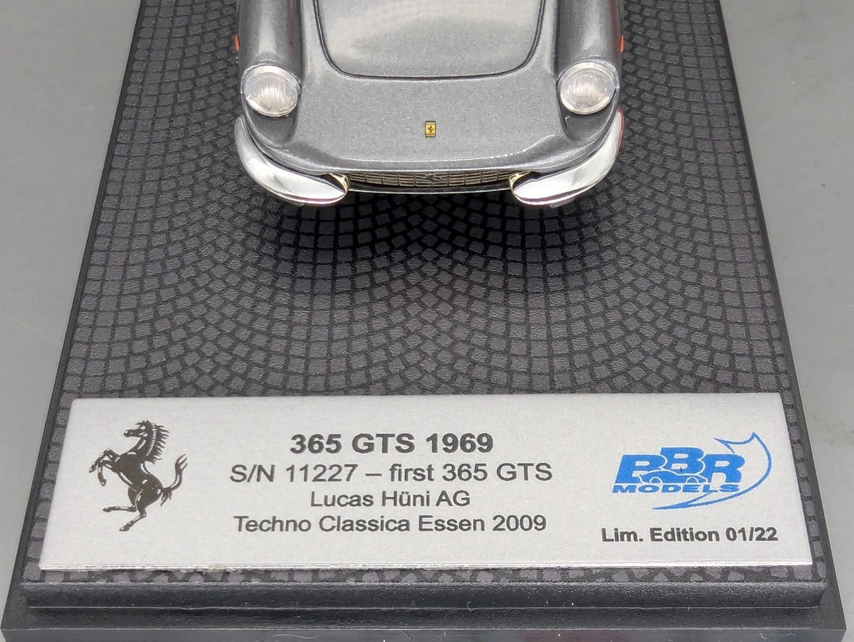 Modellautos 1:43 BBR Ferrari 365 GTS 1969 S/N 112227 First 365 GTS Ltd 01/22 OVP