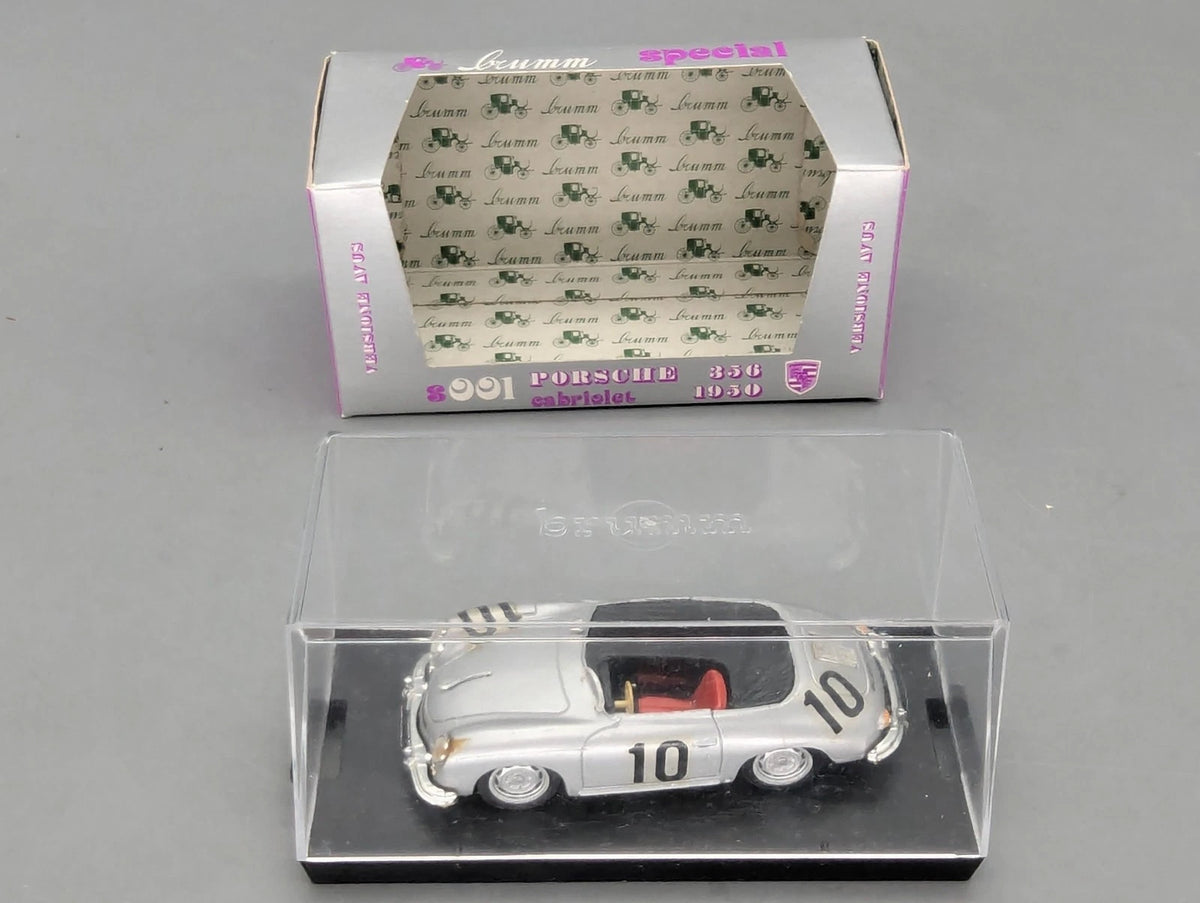 Modellautos 1:43 Brumm Porsche 356 Cabriolet 1950 #10 mit OVP