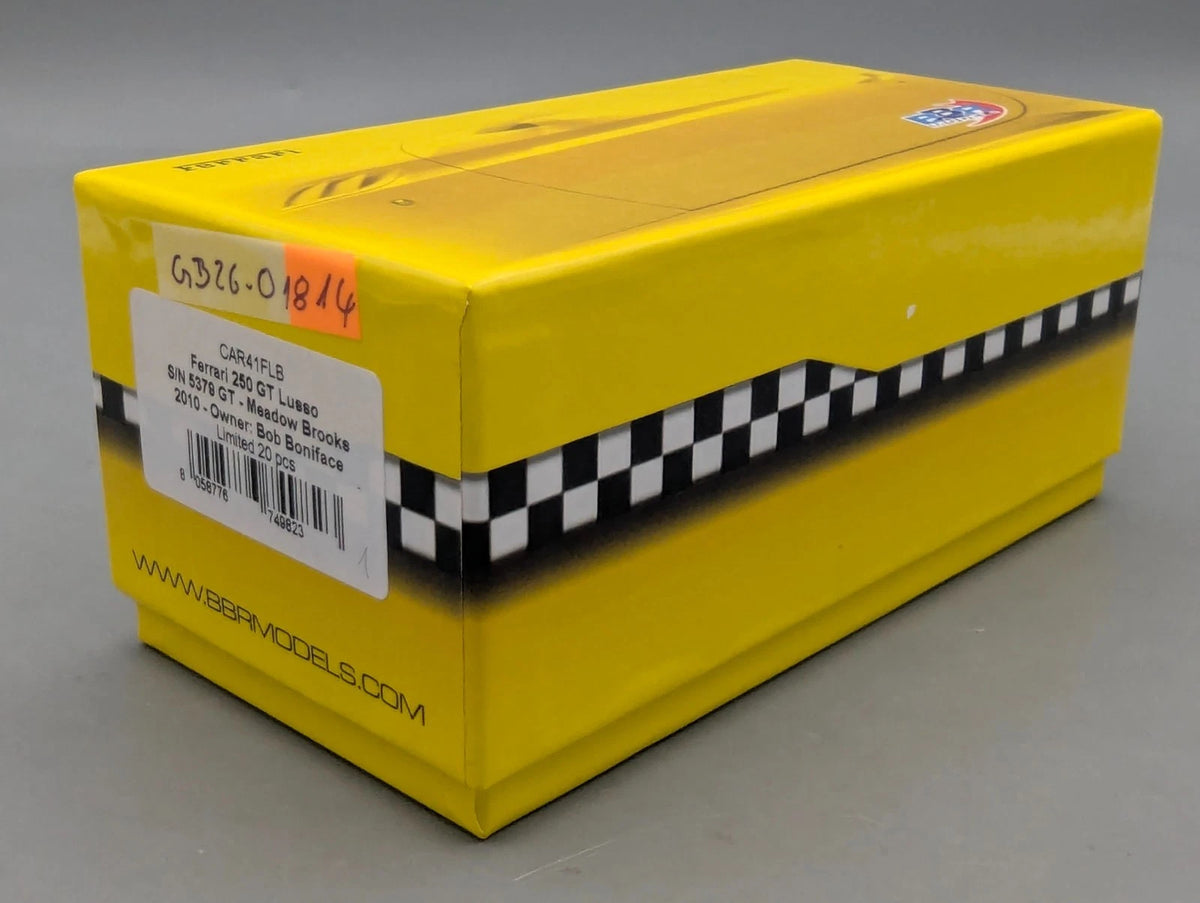 Modellautos 1:43 BBR Ferrari 250 GT Lusso S/N 5379 GT 2010 Ltd 01/20 in OVP