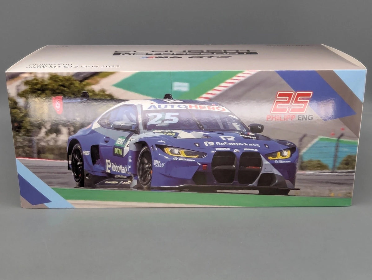 Modellautos 1:18 Minichamps BMW M4 GT3 DTM 2022 Schubert #25 Philipp Eng mit OVP
