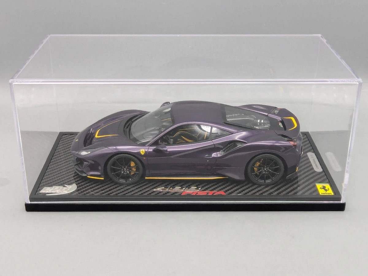 Modellautos 1:18 BBR Ferrari 488 Pista 2018 Violet Ltd 03/05 Stck in OVP