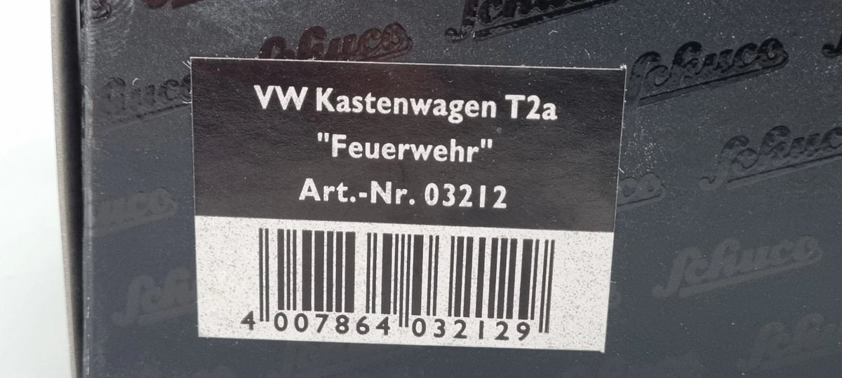 Transporter Modelle 1:43 Schuco 03212 VW Kastenwagen T2a Feuerwehr OVP