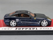 Modellautos 1:43 BBR Ferrari 612 Scaglietti Sessanta 2007 Blau und Grau mit OVP