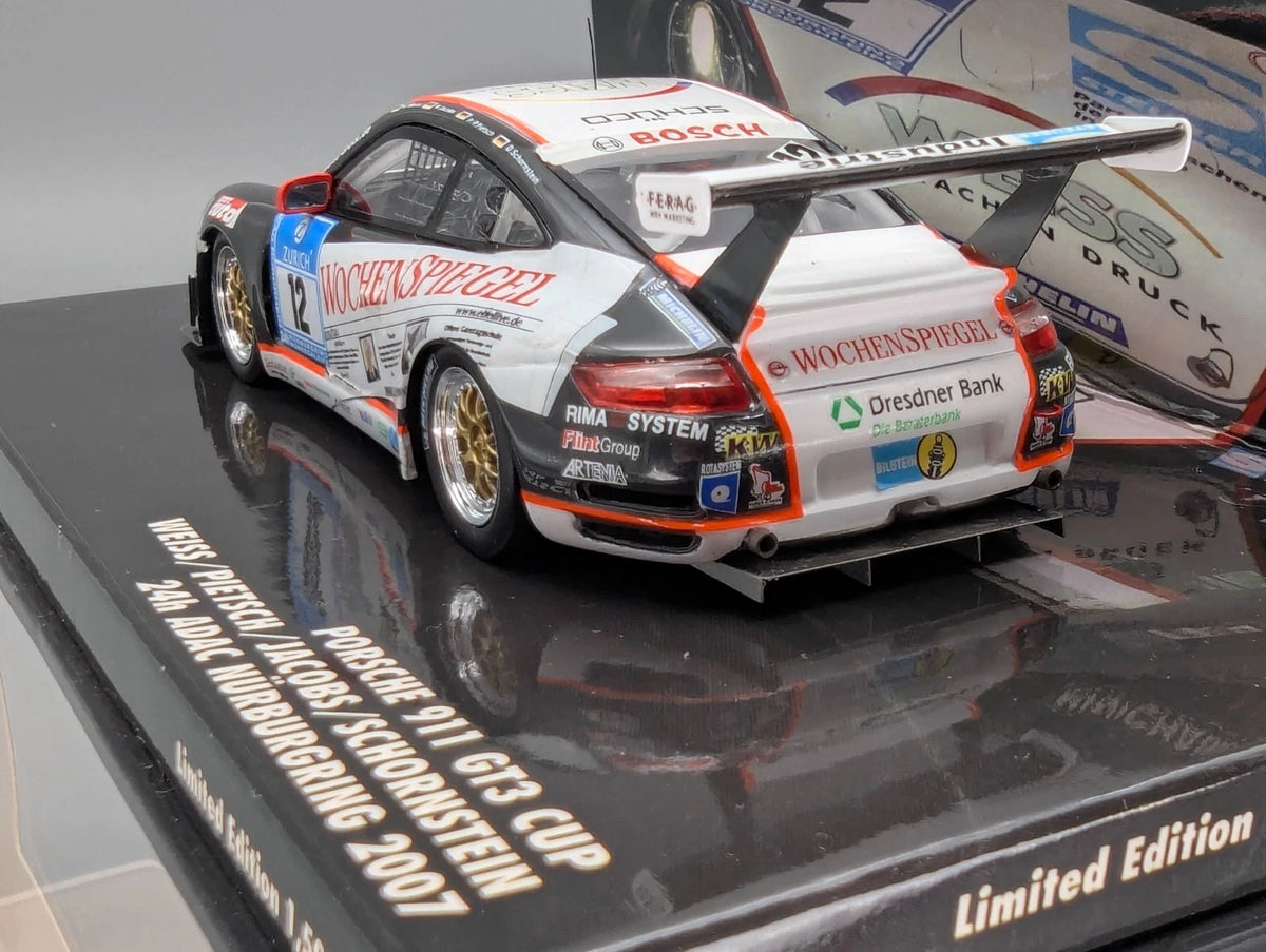 Modellautos 1:43 Minichamps Porsche 911 GT3 Cup 24h Nürburgring 2007 #12 mit OVP
