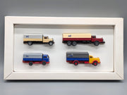 Lkw Modell HO 1:87 Wiking Mercedes-Benz 4er Set 100 Jahre Nutzfahrzeuge mit OVP