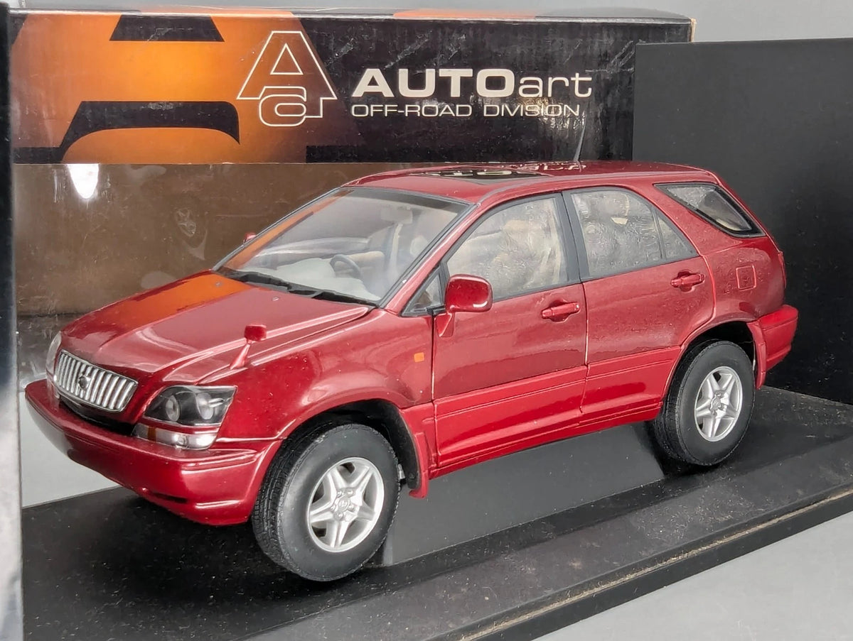 Modellautos 1:18 AUTOart  Toyota Harrier Rot Metallic mit OVP
