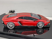 Eidolon Make Up 1:43 Lamborghini Aventador LP720-4 2013 Candy Red Engine Set OVP