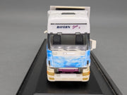 Lkw Modell 1:87 Herpa Scania Kühlkoffersattelzug Trio Trans mit Vitrine
