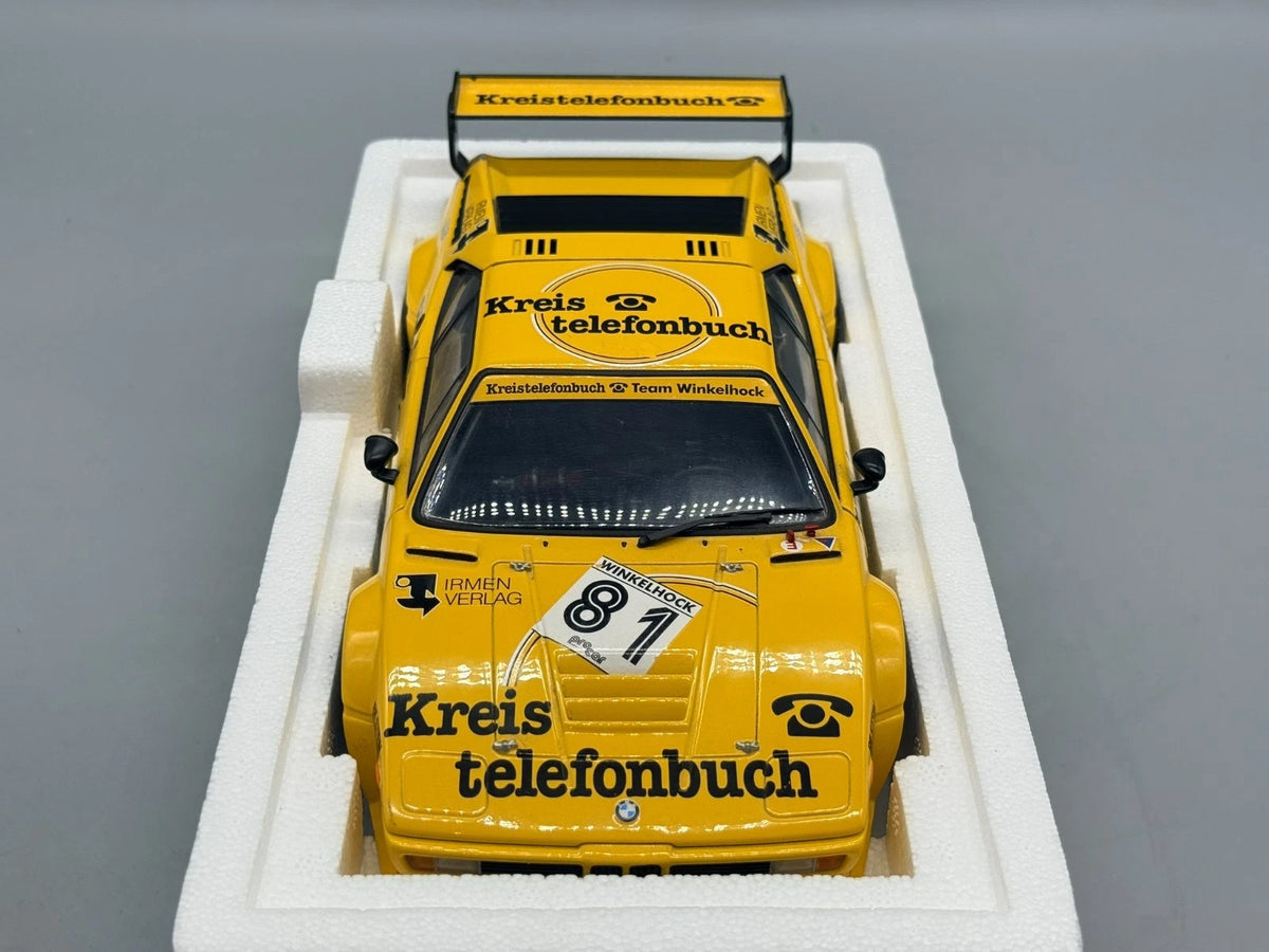 Modellautos 1:18 Minichamps BMW M1 Procar M.Winkelhock 1979 #81 mit OVP