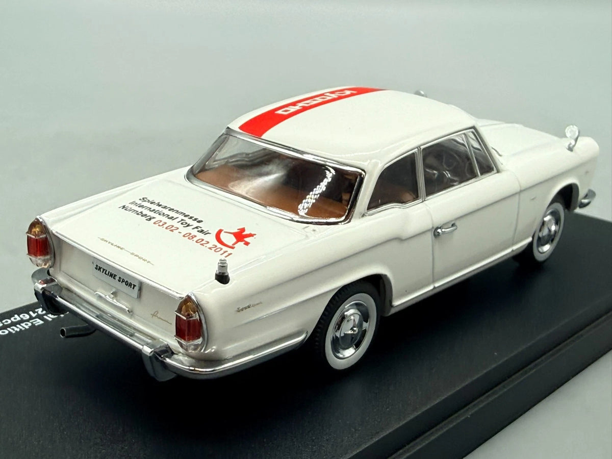 Modellautos 1:43 Kyosho Nissan Prince Skyline Sport Coupe Spielwarenmesse + OVP
