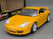 Modellautos 1:18 Bburago Gold Edition Porsche 911 GT3 Straße Gelb mit OVP