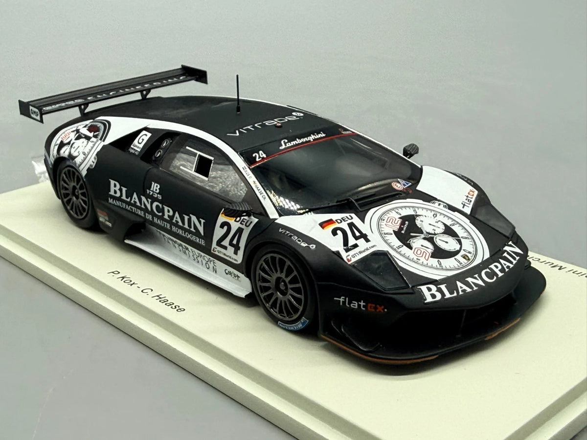 Modellautos 1:43 Spark Lamborghini Murcielago LP670 R-SV GT1 WC 2010 #24 + OVP