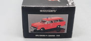 Modellautos 1:18 Minichamps 180 043291 Opel Rekord P1 Caravan Feuerwehr OVP
