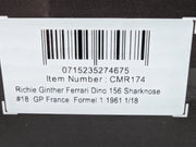Modellautos 1:18 CMR 174 Ferrari Dino 156 Sharknose GP 1961 #18 R. Ginther OVP