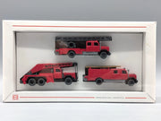 Modellautos HO 1:87 Wiking 2600 Feuerwehr-Packung Veteranen mit OVP