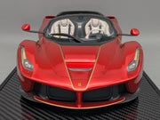 Modellautos 1:12 BBR Ferrari LaFerrari Aperta Rot UNIKAT Ltd. 01/01 Vitrine OVP