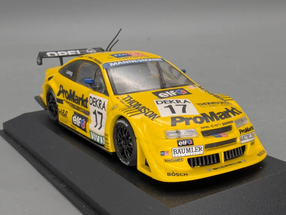 Modellautos 1:43 Minichamps Opel Calibra V6 4x4 DTM ITC 1995 #17 Ludwig OVP