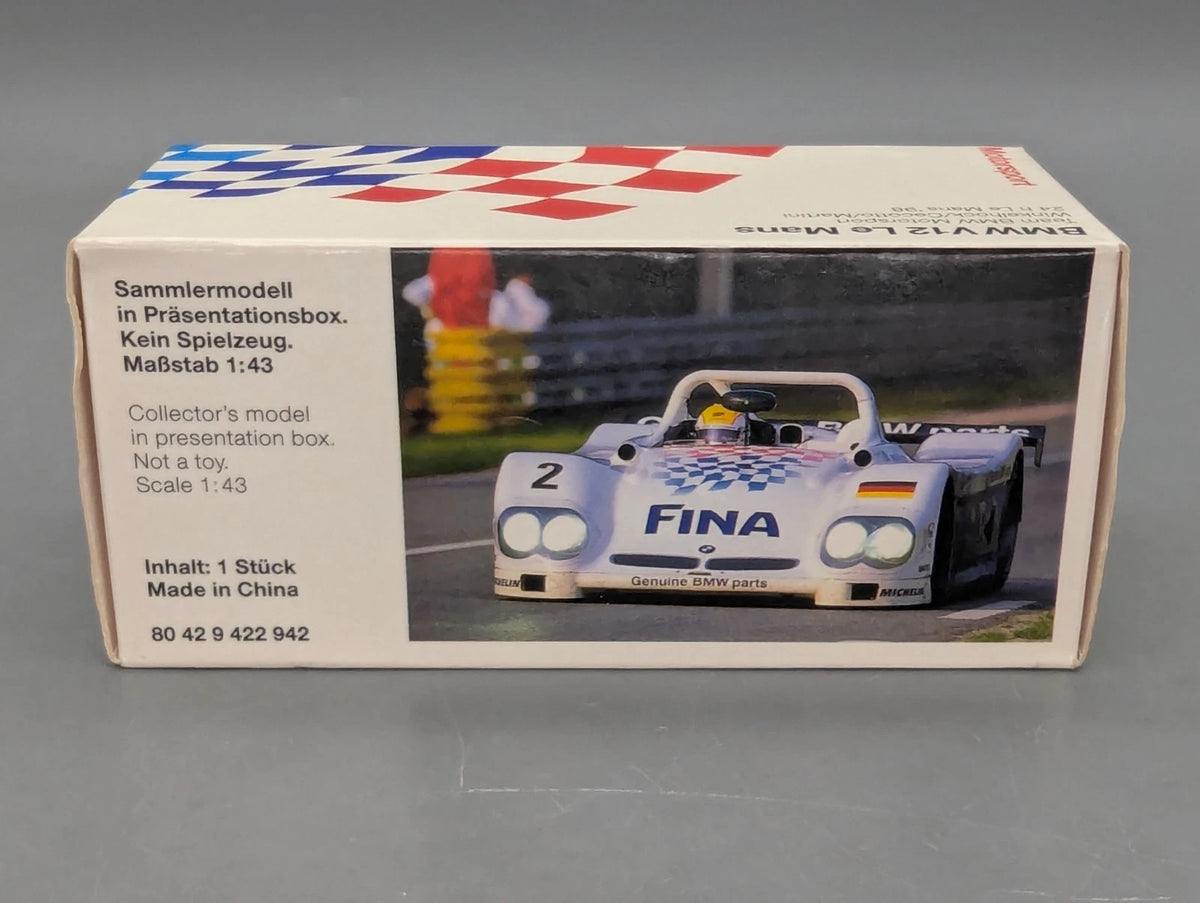 Modellautos 1:43 Minichamps BMW V12 Le Mans #2 Winkelhock Cecotto u.a Dealer OVP