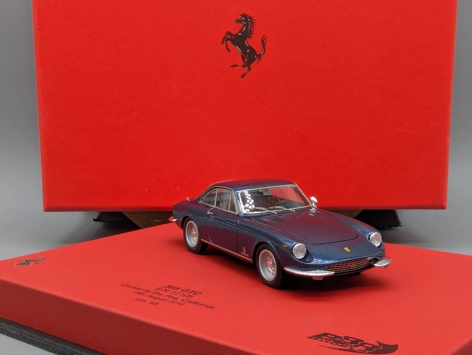 Modellautos 1:43 BBR Ferrari 330 GTC 1969 Version 2016 S/N 12105 Ltd 01/03 OVP