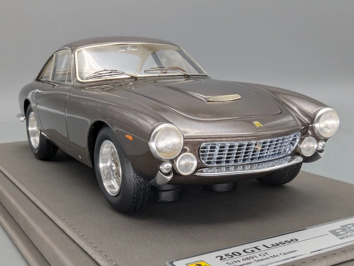 Modellautos 1:18 BBR Ferrari 250 GT Lusso S/N 4891 GT S. Mc Queen Ltd 1/180 OVP