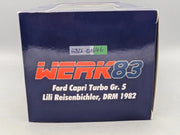 Modellautos 1:18 Werk83 Ford Capri Turbo Gr.5 DRM 1982 #4 Lili Reisenbichler OVP